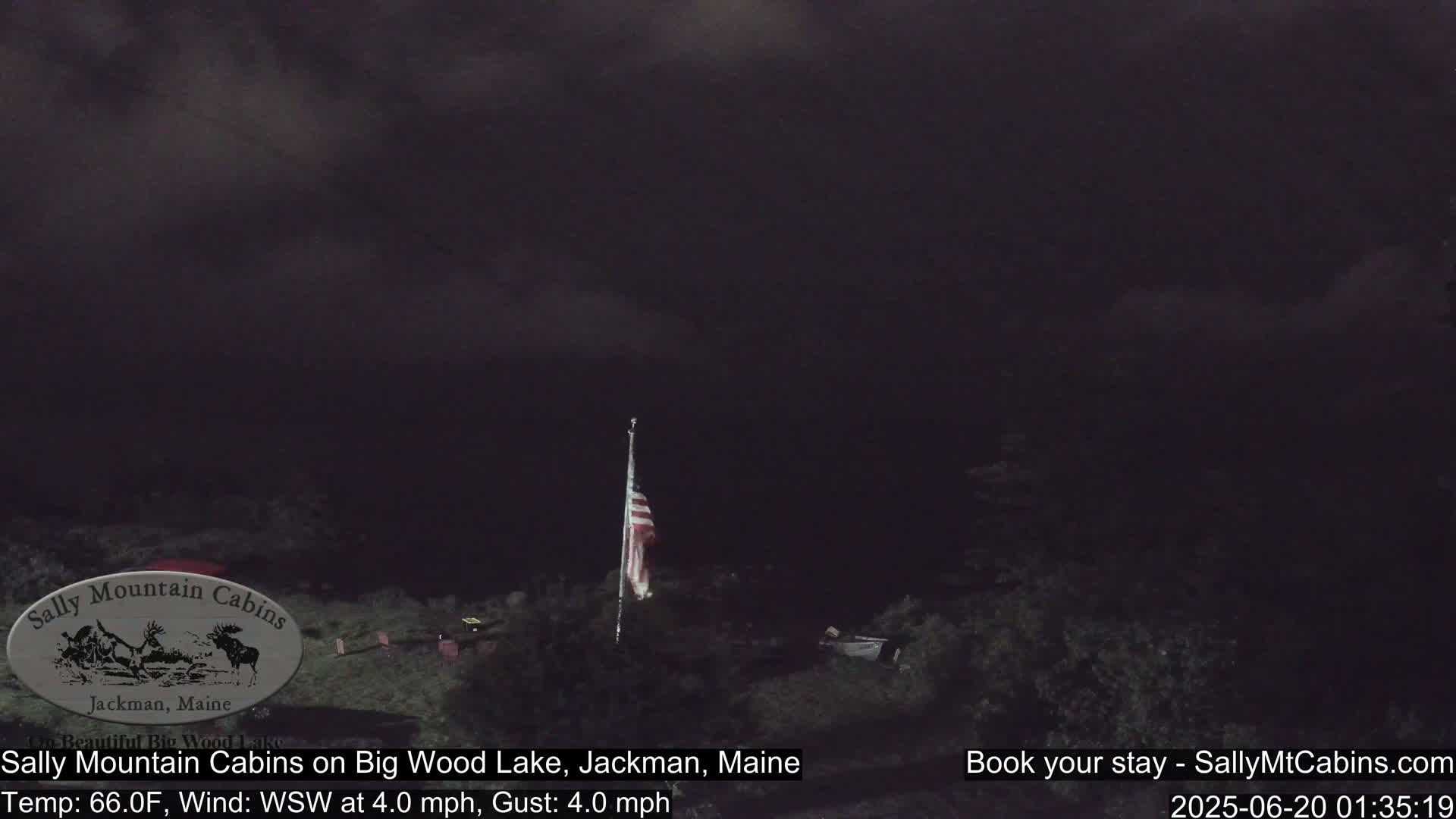 Sally Mountain Cabins , Live Cam - Jackman, Maine, USA