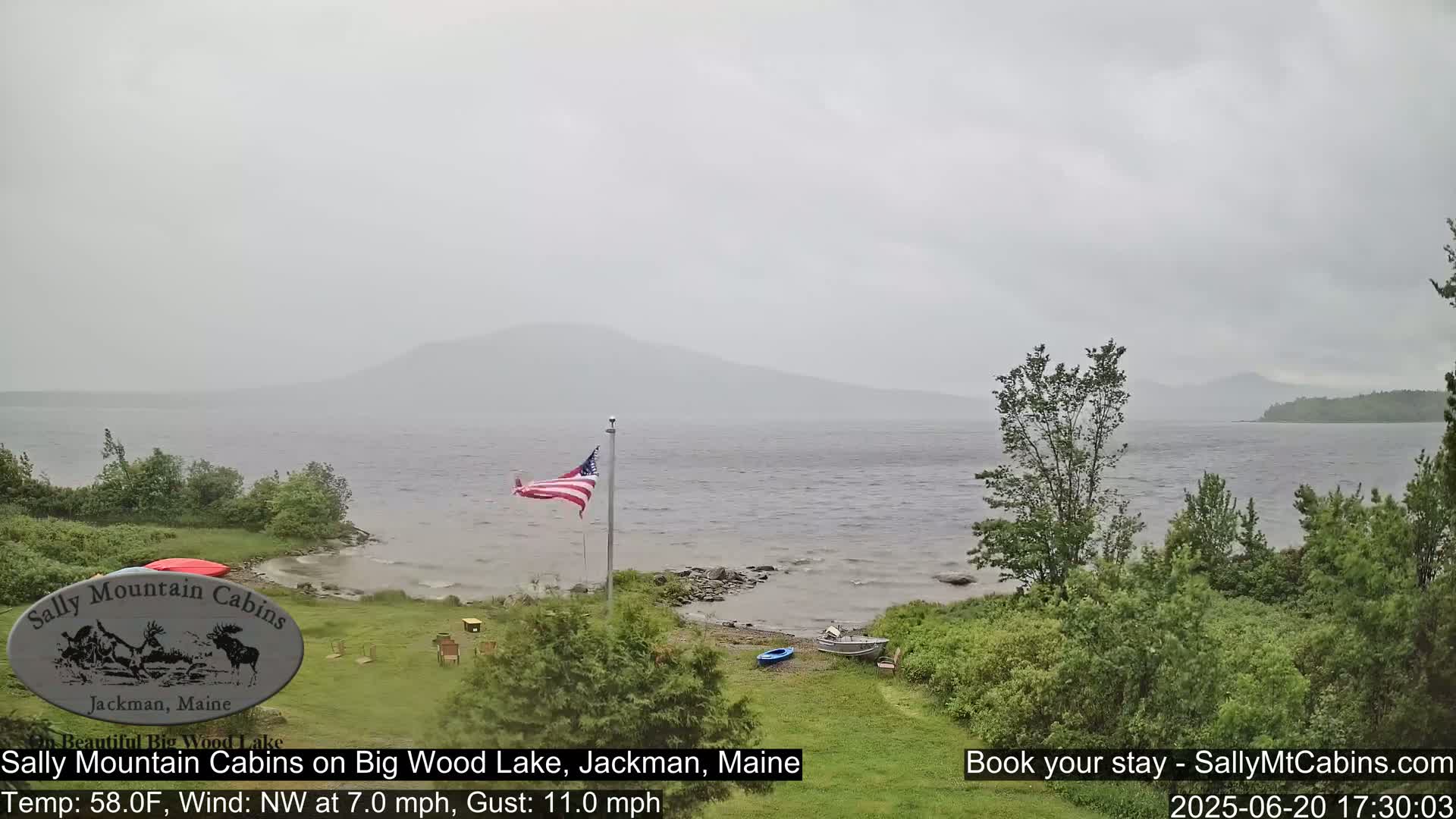 Sally Mountain Cabins , Live Cam - Jackman, Maine, USA