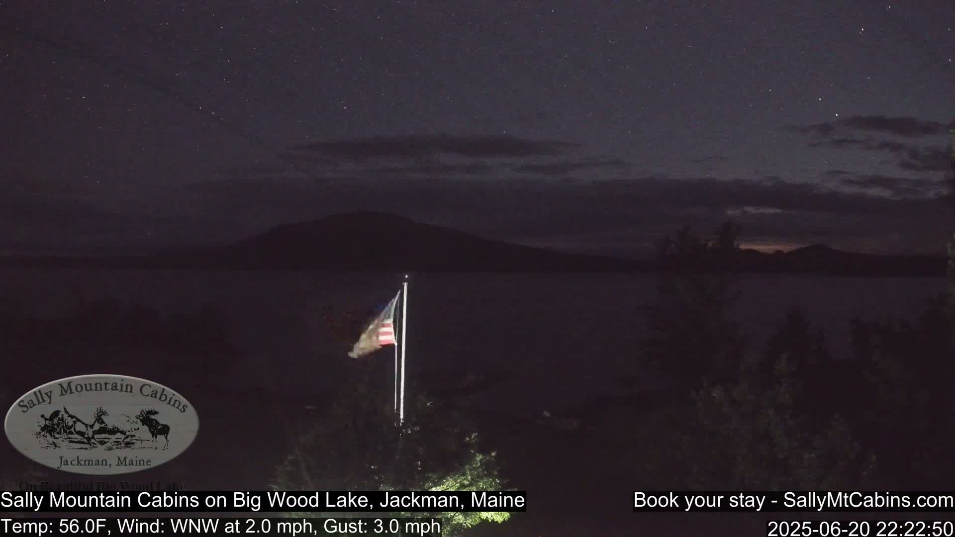 Sally Mountain Cabins , Live Cam - Jackman, Maine, USA