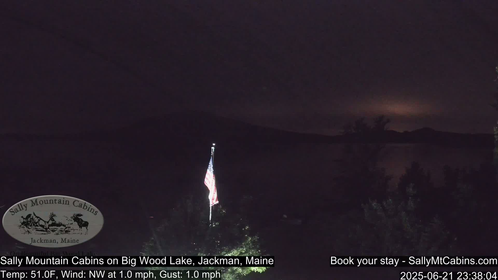 Sally Mountain Cabins , Live Cam - Jackman, Maine, USA