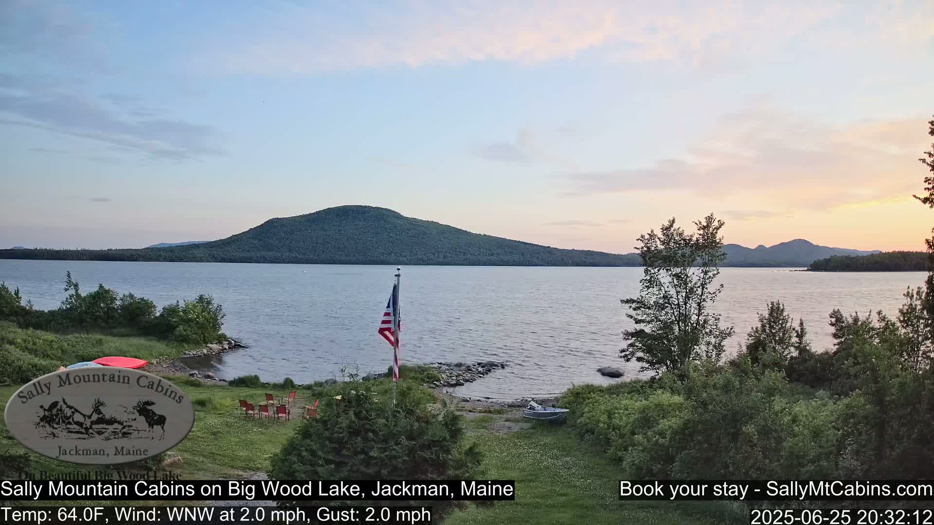 Sally Mountain Cabins , Live Cam - Jackman, Maine, USA