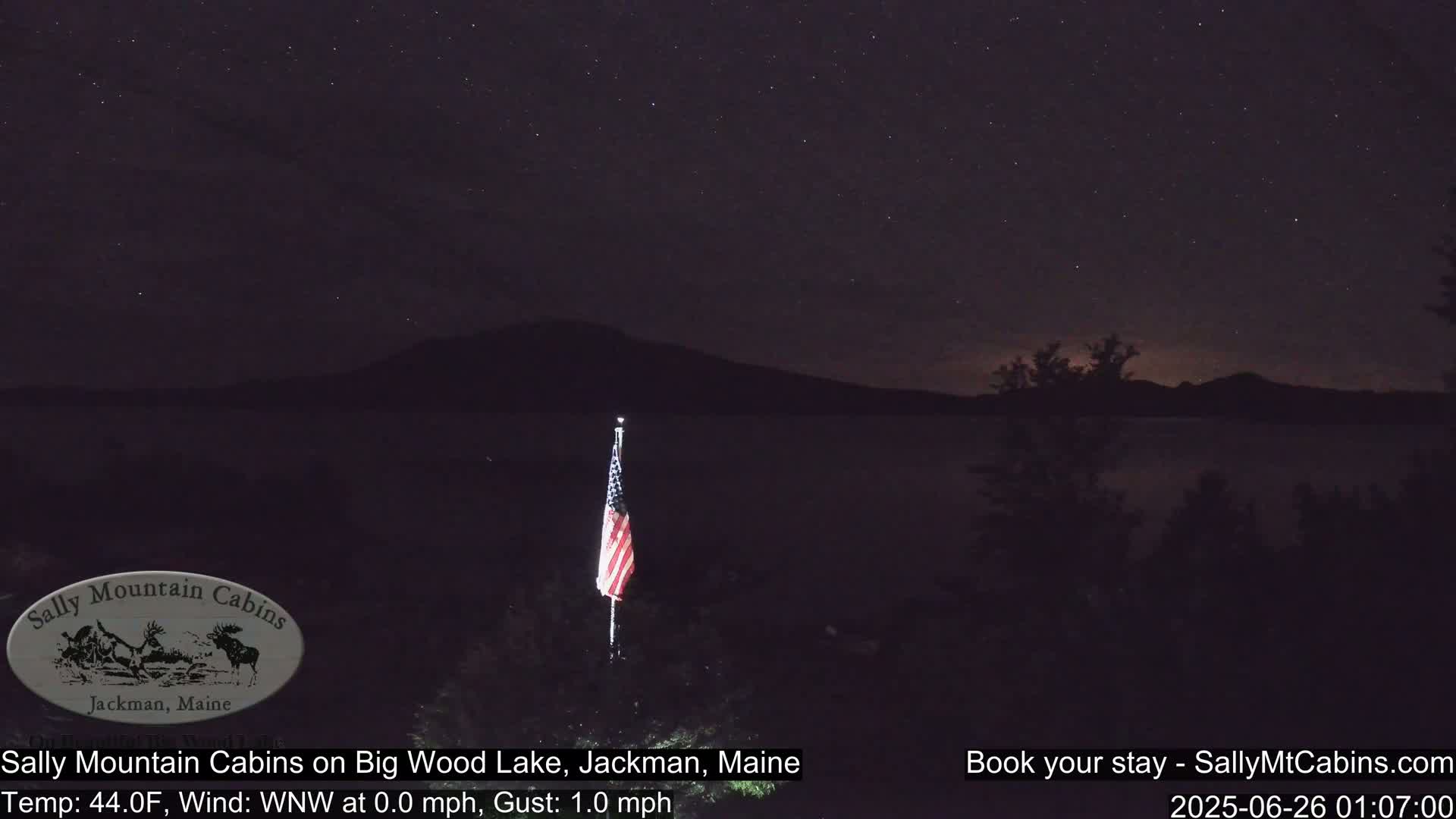 Sally Mountain Cabins , Live Cam - Jackman, Maine, USA