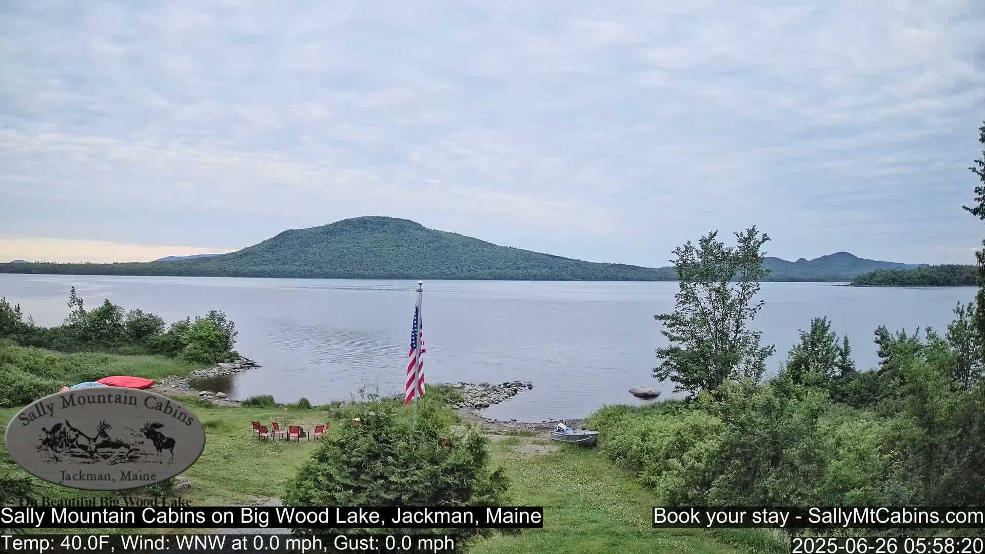 Sally Mountain Cabins , Live Cam - Jackman, Maine, USA