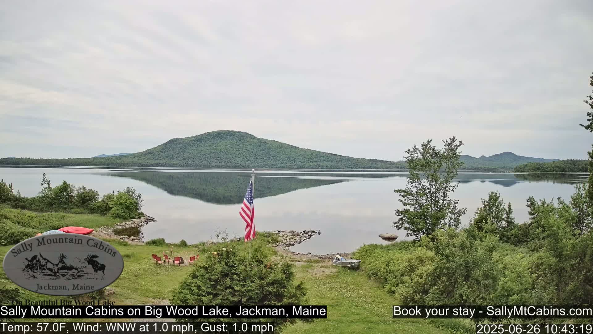 Sally Mountain Cabins , Live Cam - Jackman, Maine, USA