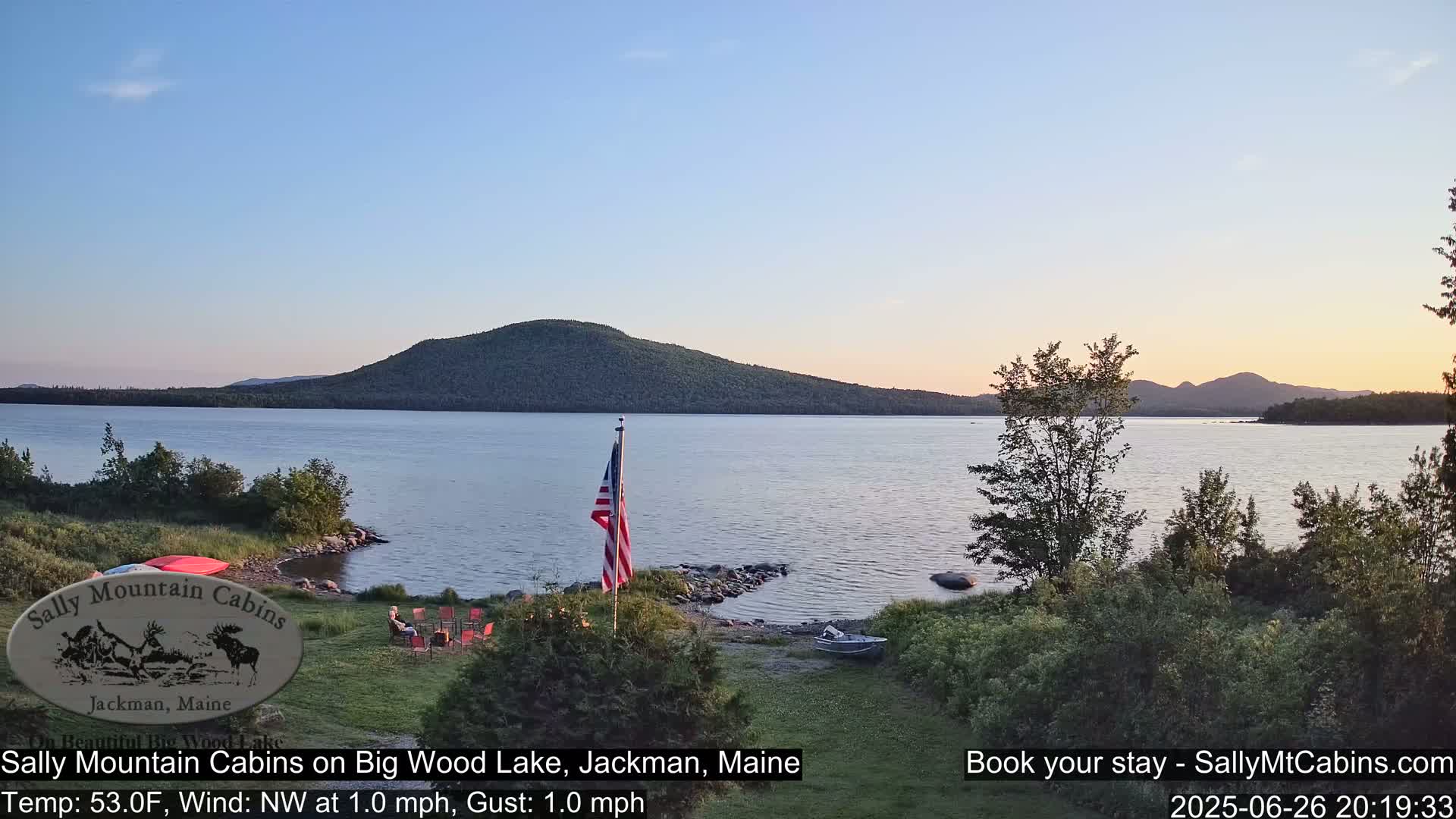 Sally Mountain Cabins , Live Cam - Jackman, Maine, USA