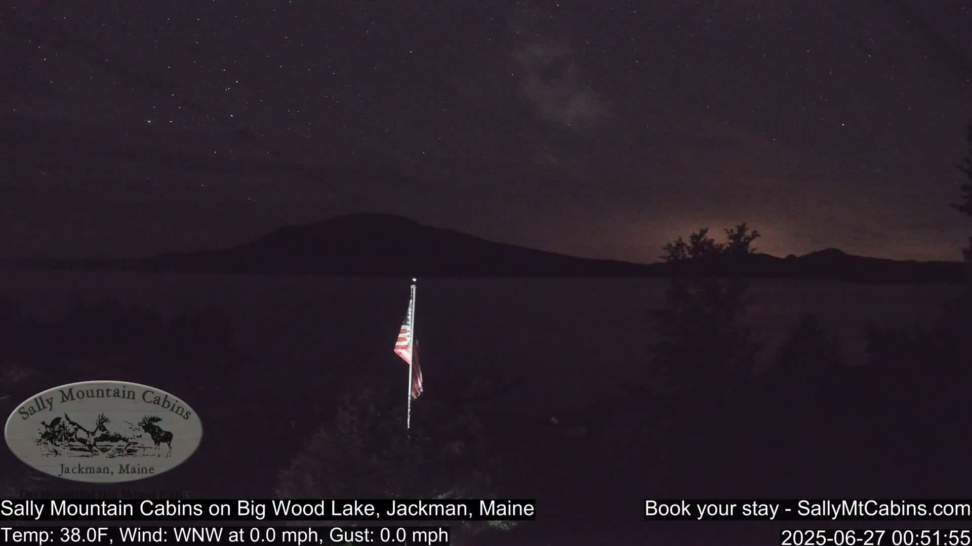 Sally Mountain Cabins , Live Cam - Jackman, Maine, USA