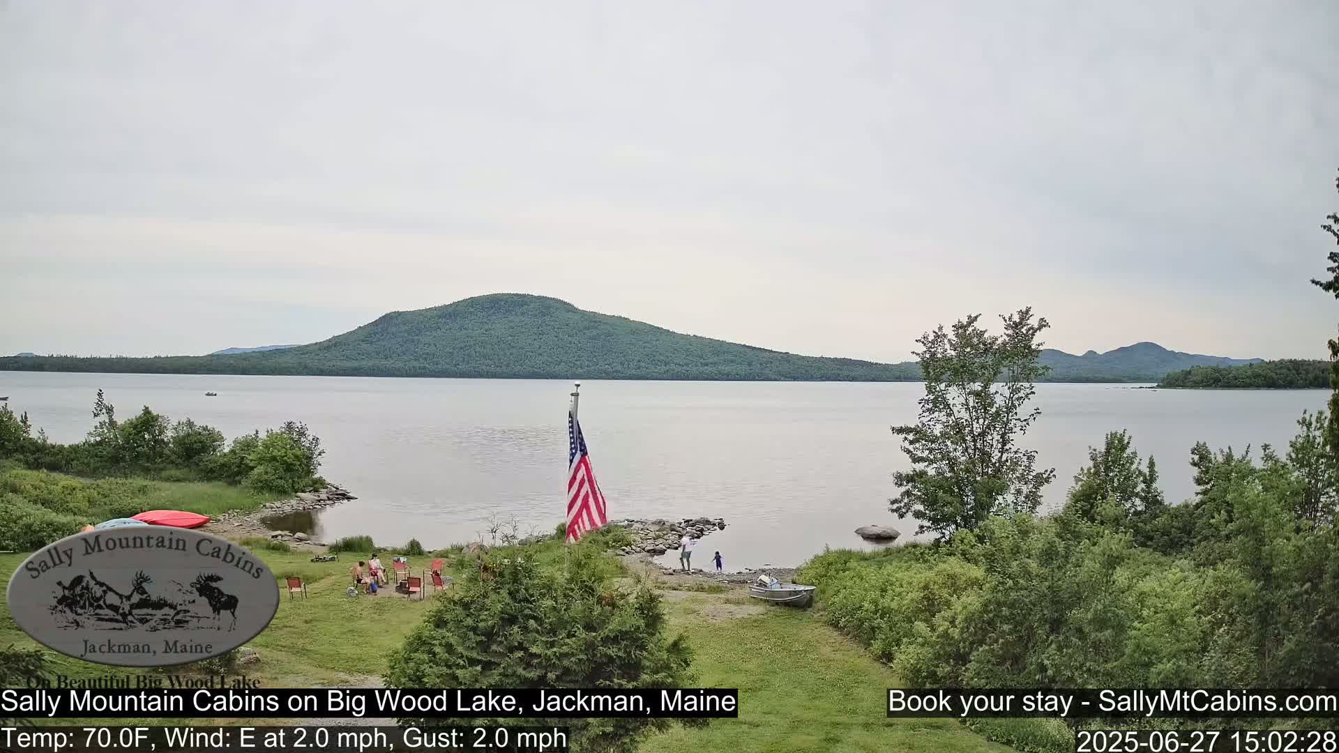 Sally Mountain Cabins , Live Cam - Jackman, Maine, USA