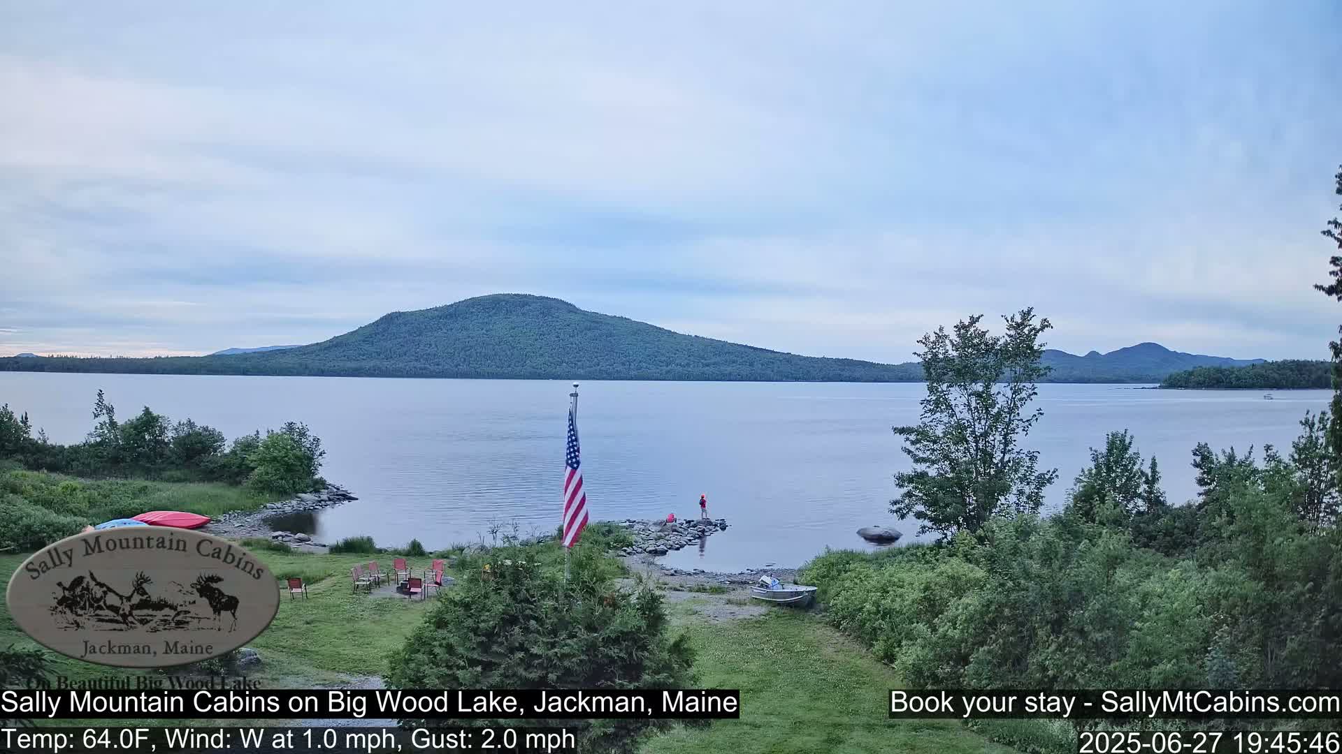 Sally Mountain Cabins , Live Cam - Jackman, Maine, USA