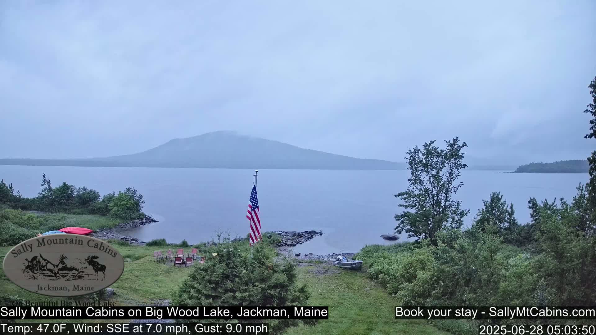 Sally Mountain Cabins , Live Cam - Jackman, Maine, USA
