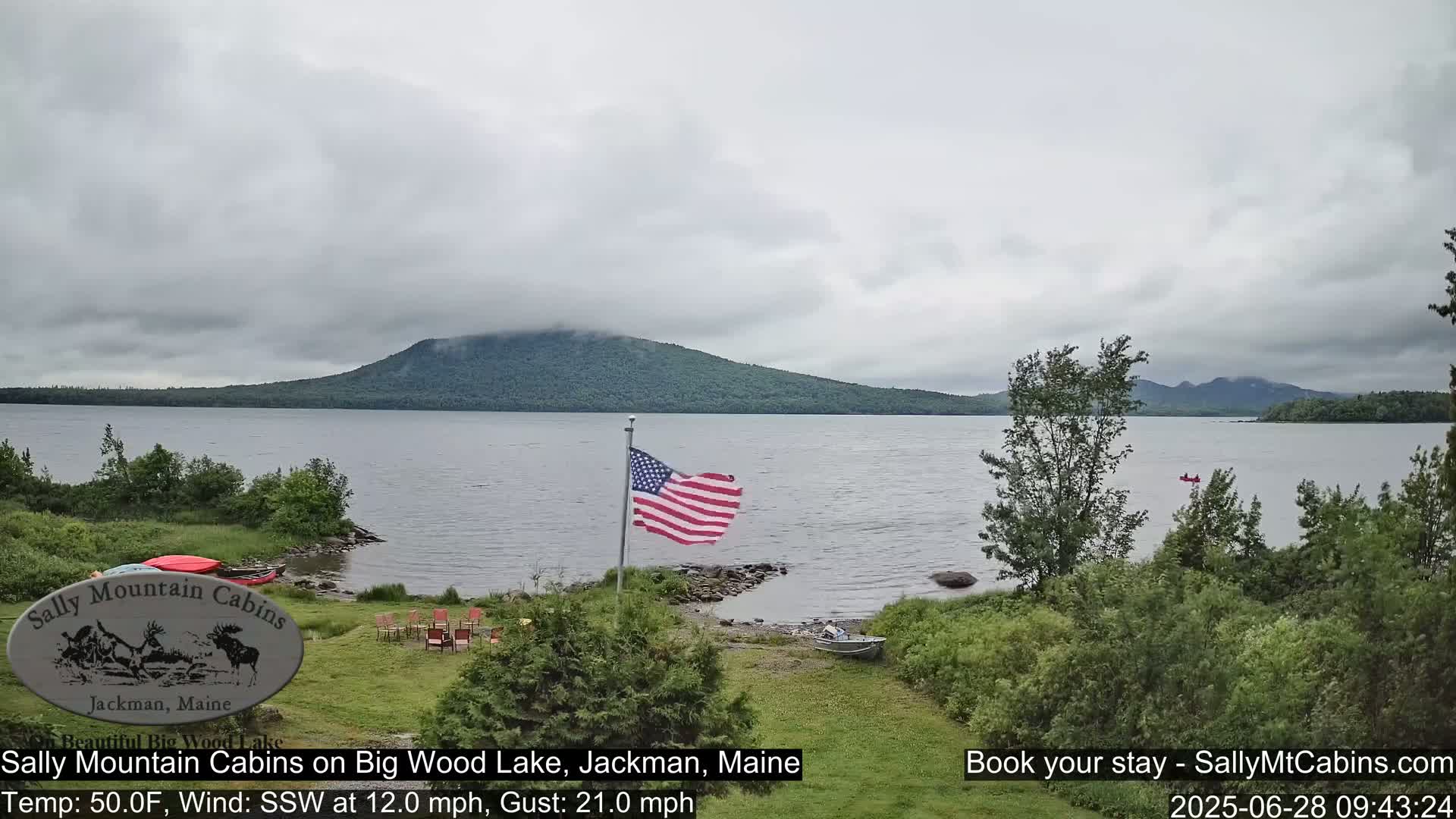 Sally Mountain Cabins , Live Cam - Jackman, Maine, USA