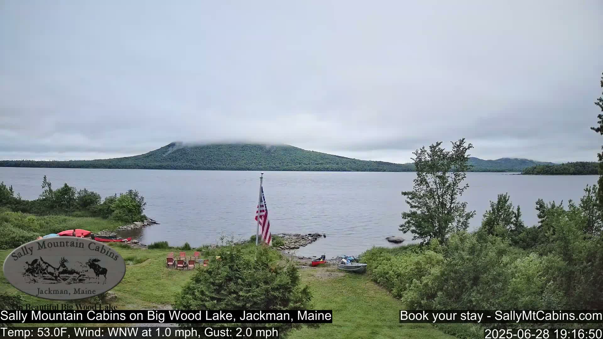 Sally Mountain Cabins , Live Cam - Jackman, Maine, USA