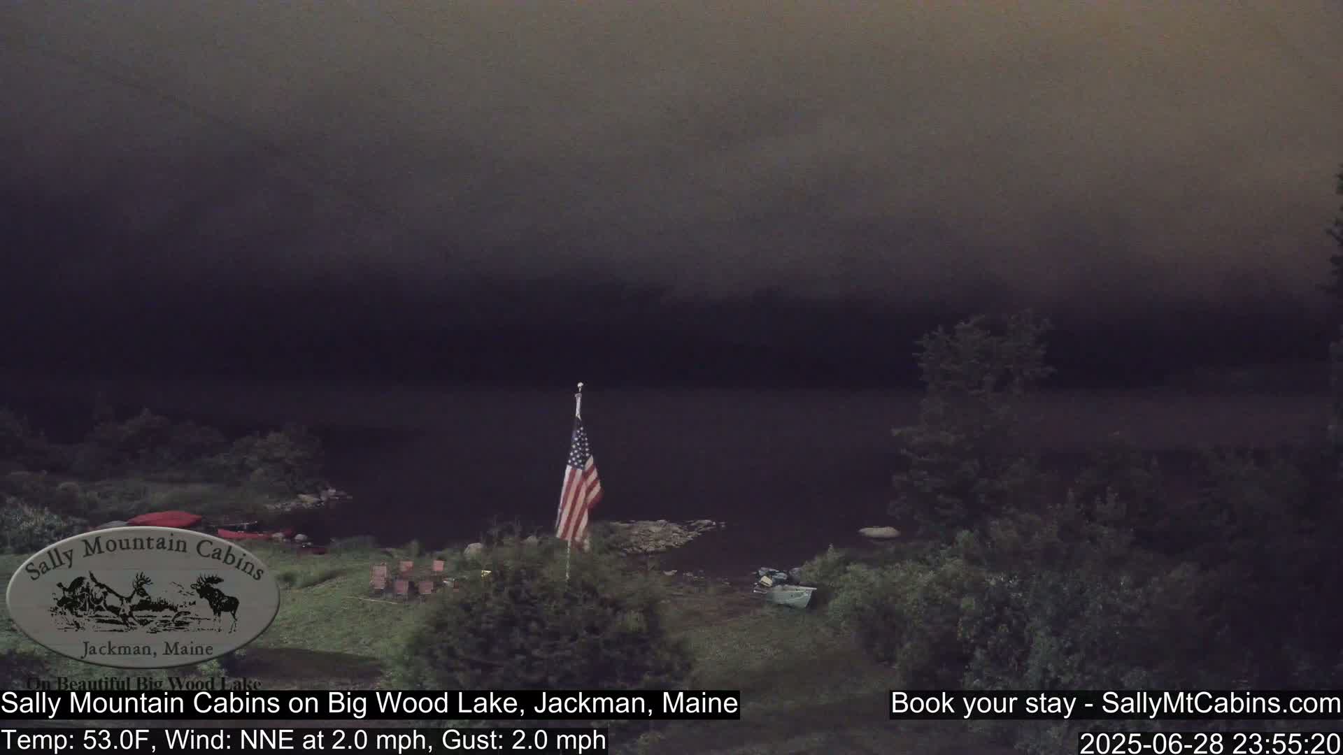 Sally Mountain Cabins , Live Cam - Jackman, Maine, USA