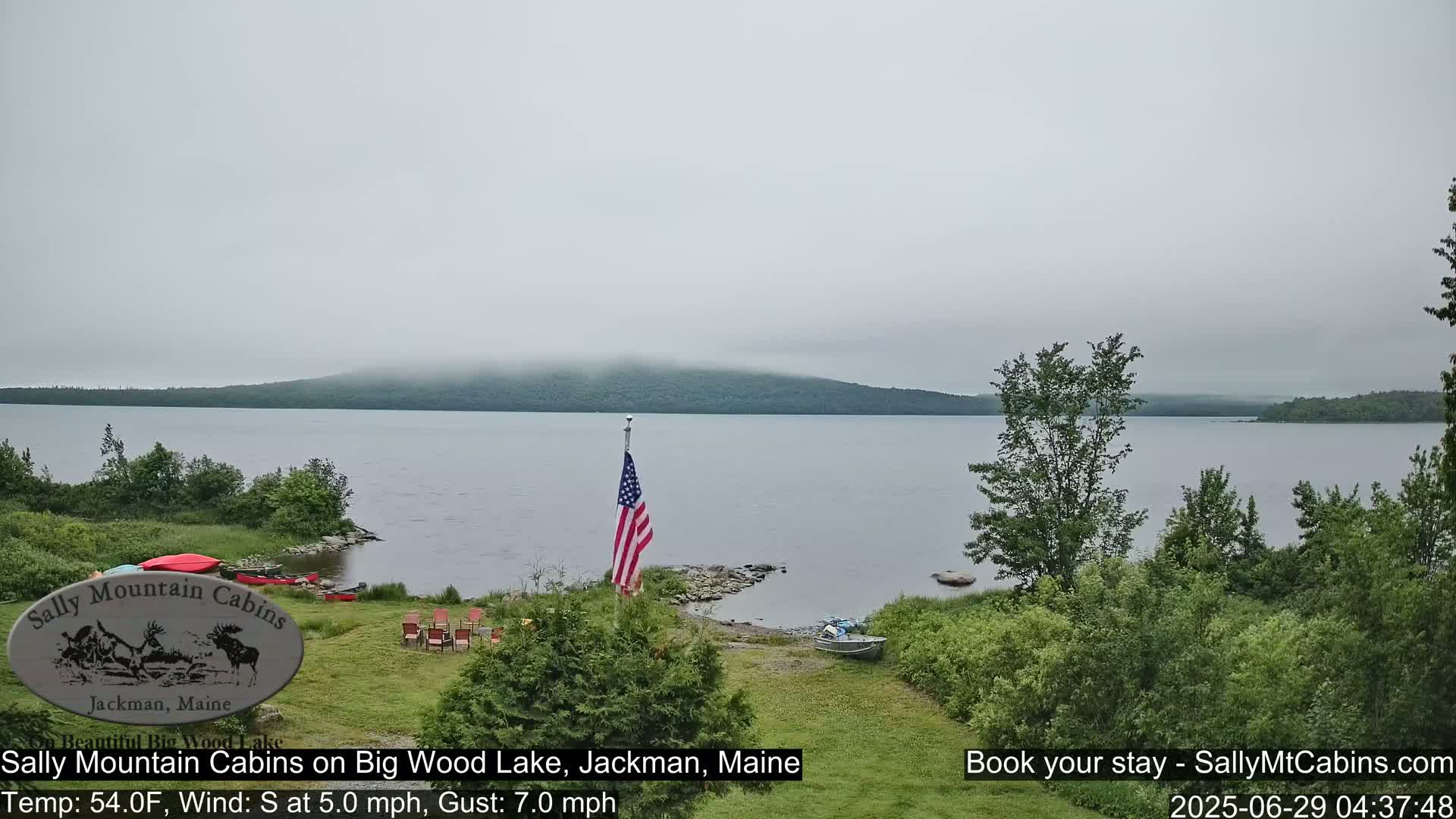 Sally Mountain Cabins , Live Cam - Jackman, Maine, USA