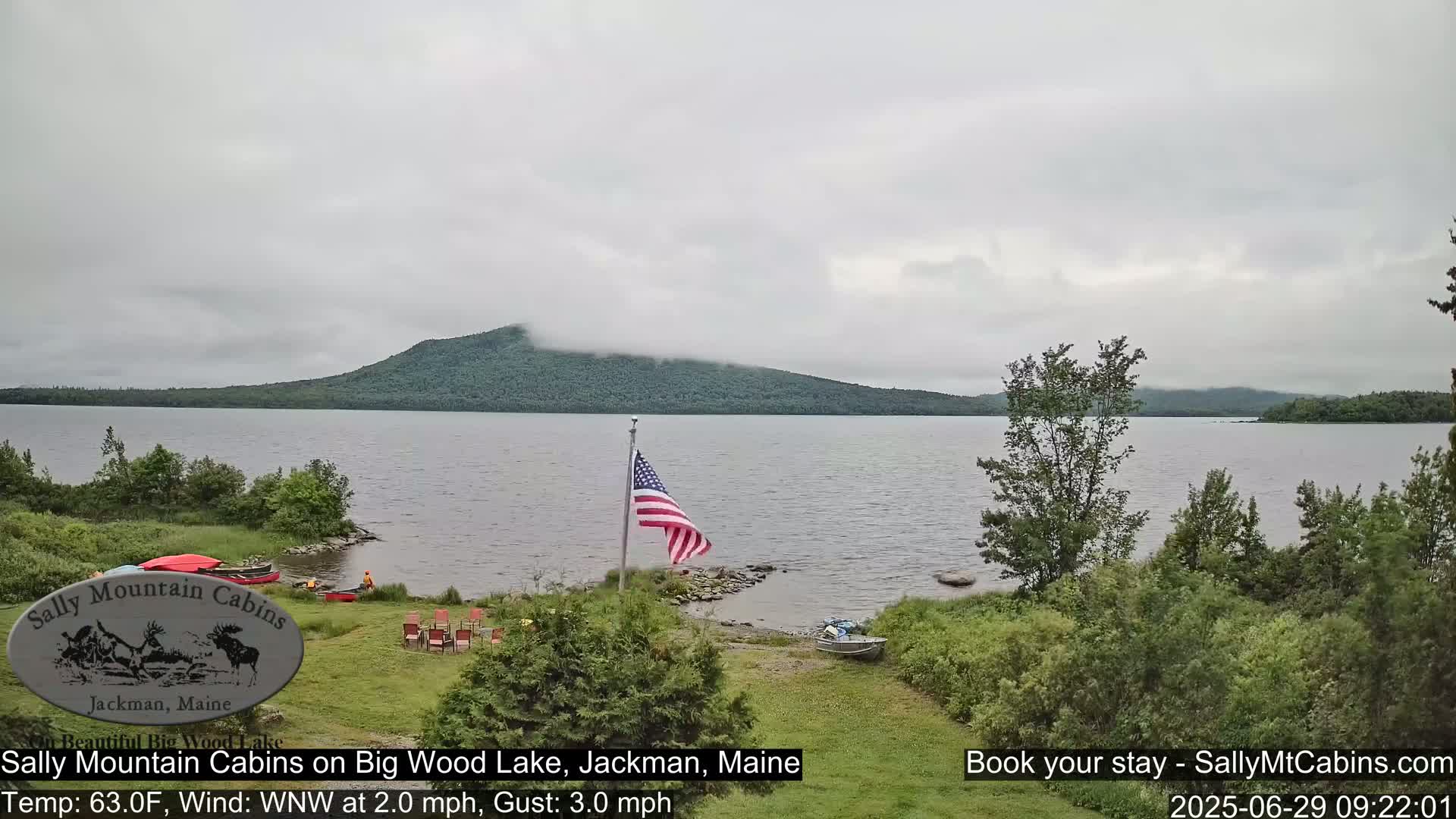 Sally Mountain Cabins , Live Cam - Jackman, Maine, USA