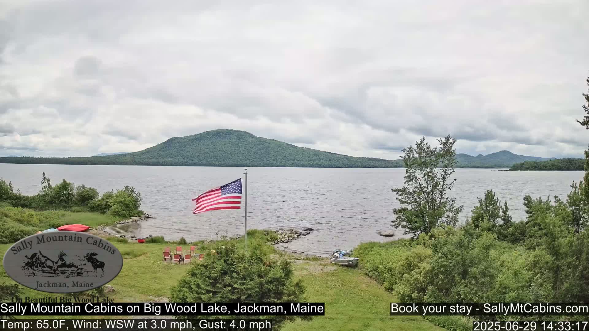Sally Mountain Cabins , Live Cam - Jackman, Maine, USA