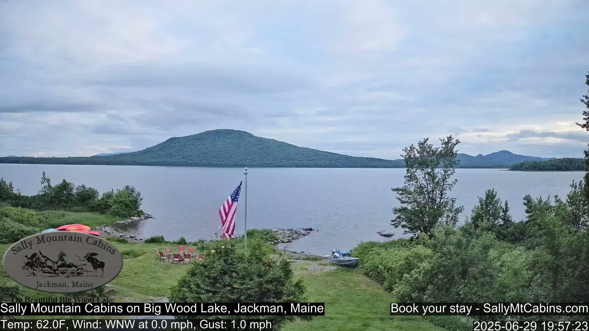 Sally Mountain Cabins , Live Cam - Jackman, Maine, USA