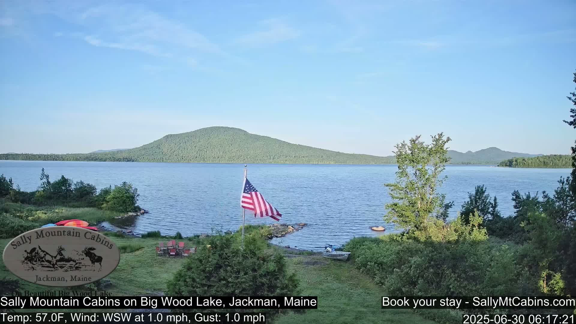 Sally Mountain Cabins , Live Cam - Jackman, Maine, USA