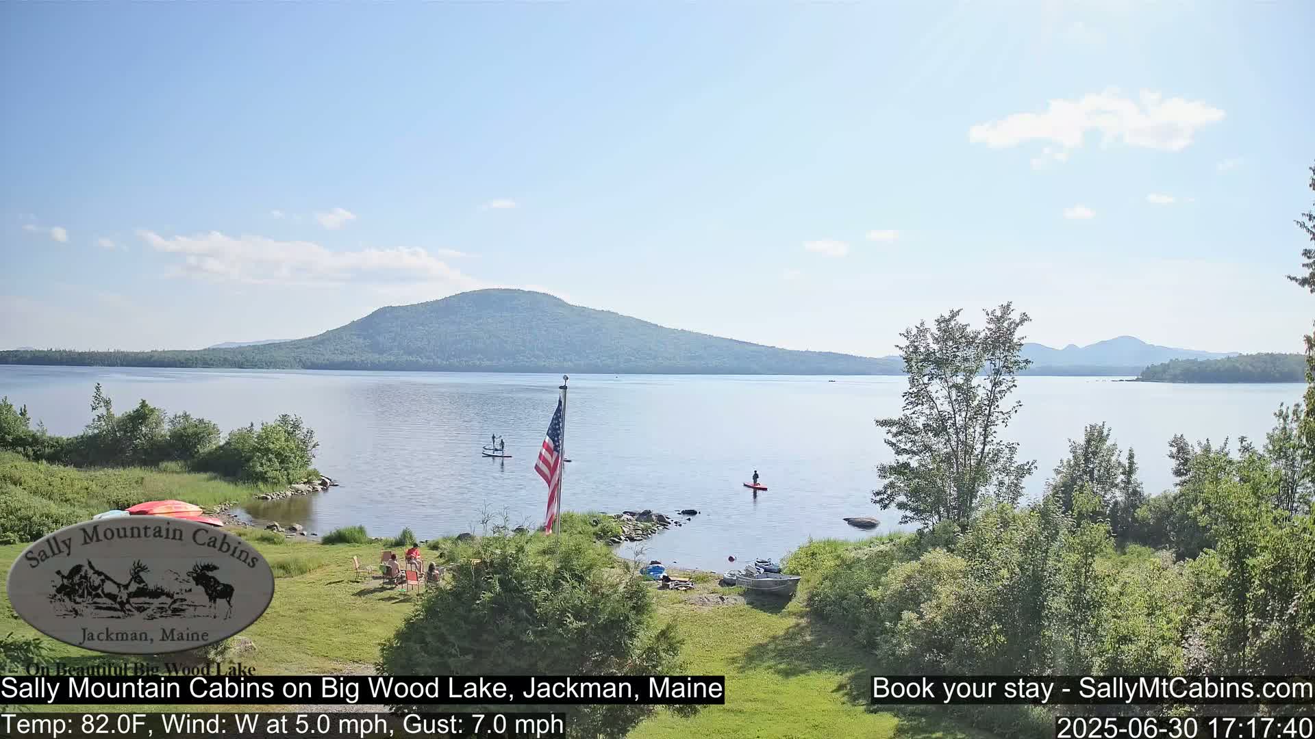 Sally Mountain Cabins , Live Cam - Jackman, Maine, USA