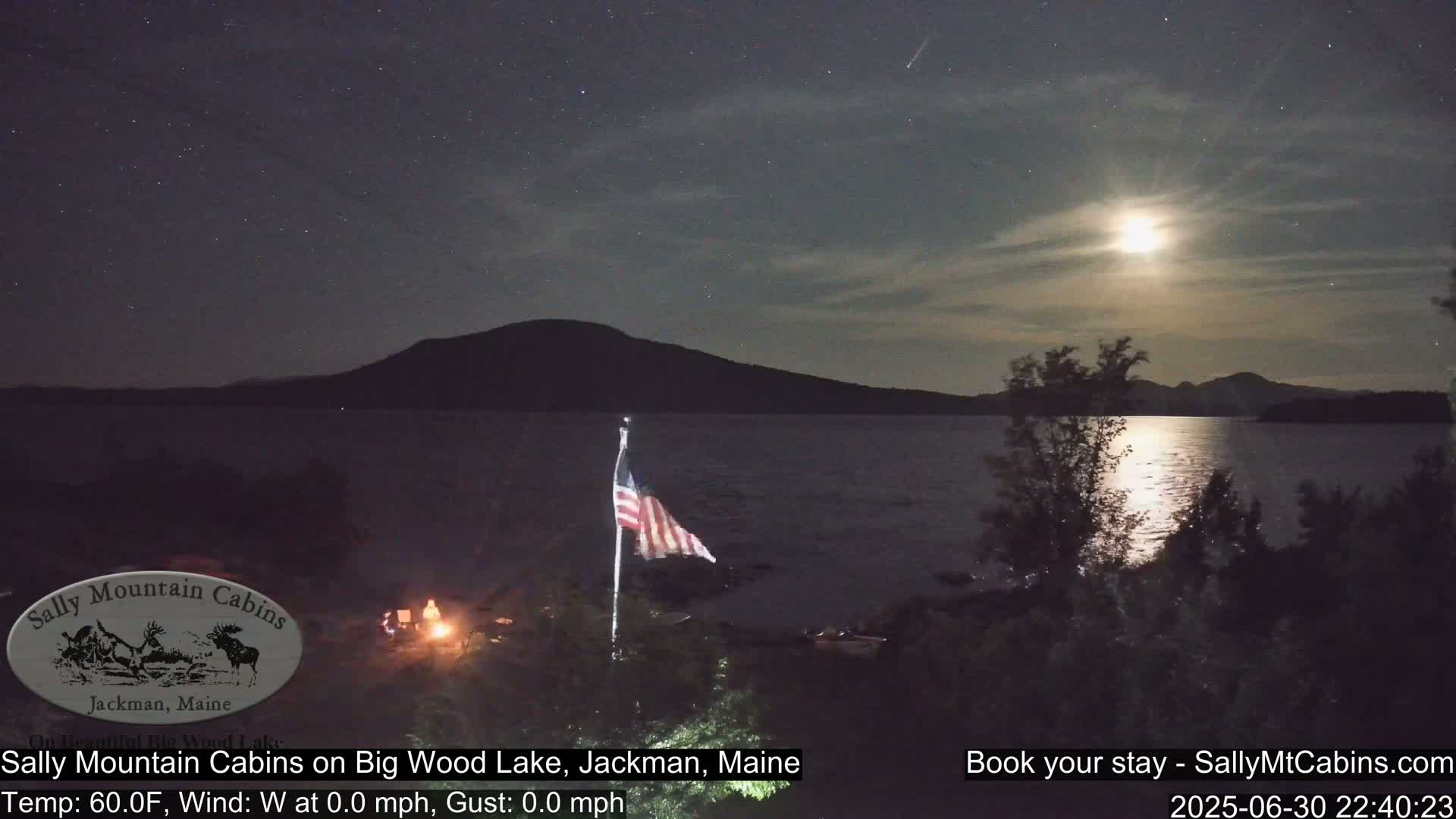 Sally Mountain Cabins , Live Cam - Jackman, Maine, USA