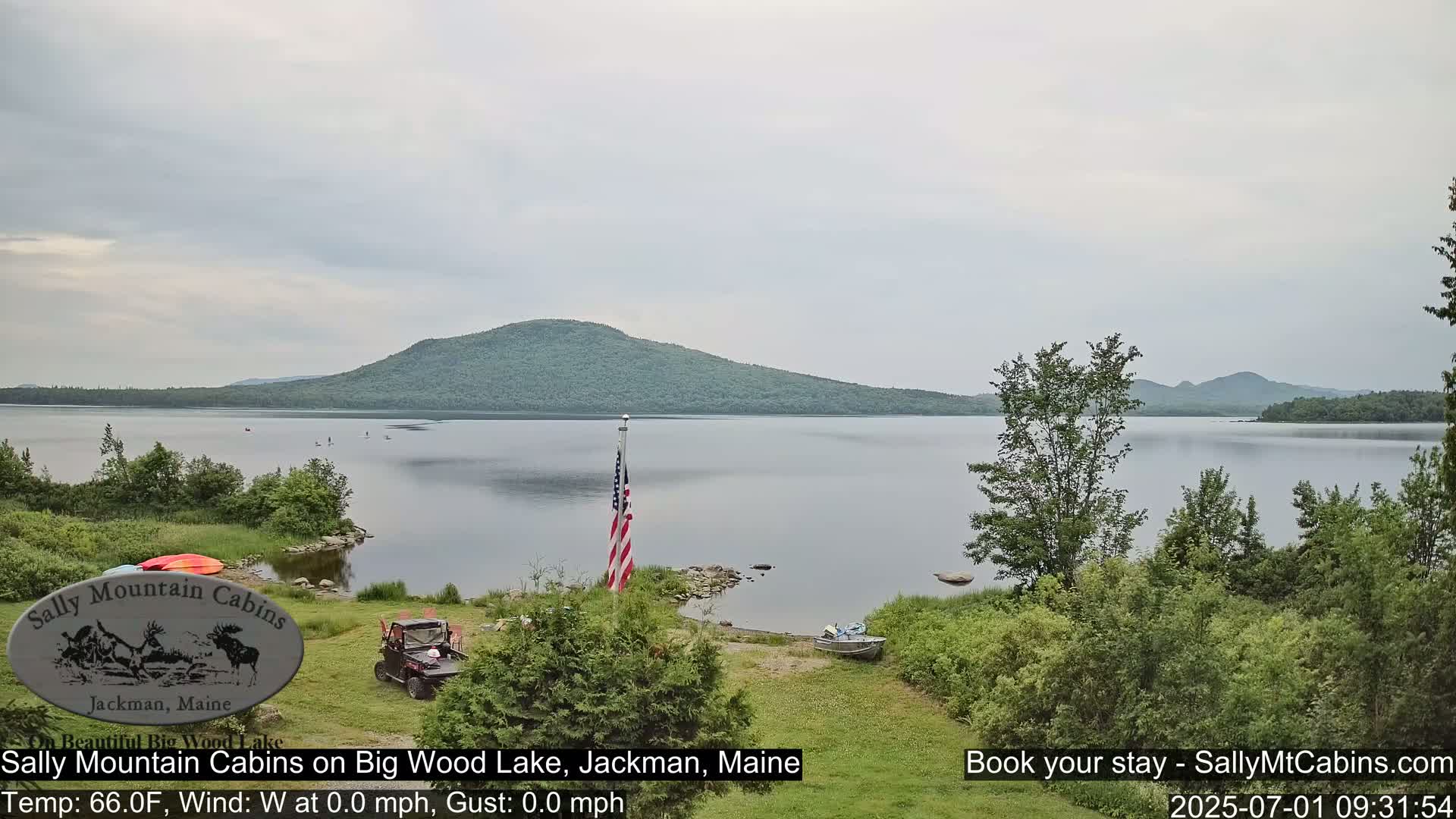 Sally Mountain Cabins , Live Cam - Jackman, Maine, USA