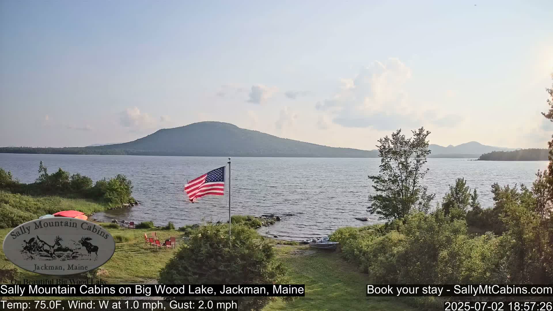 Sally Mountain Cabins , Live Cam - Jackman, Maine, USA