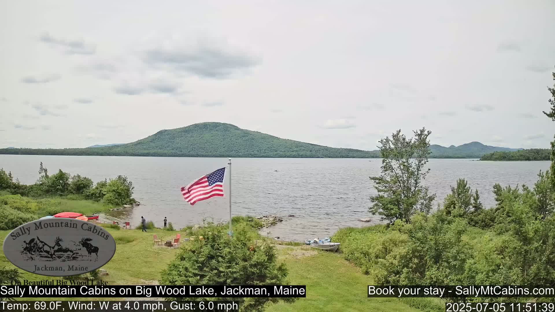 Sally Mountain Cabins , Live Cam - Jackman, Maine, USA