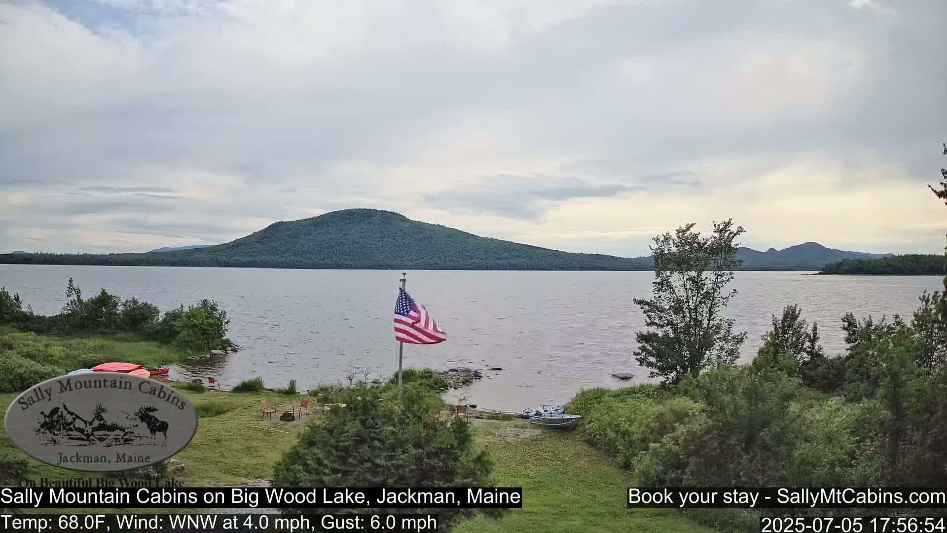 Sally Mountain Cabins , Live Cam - Jackman, Maine, USA