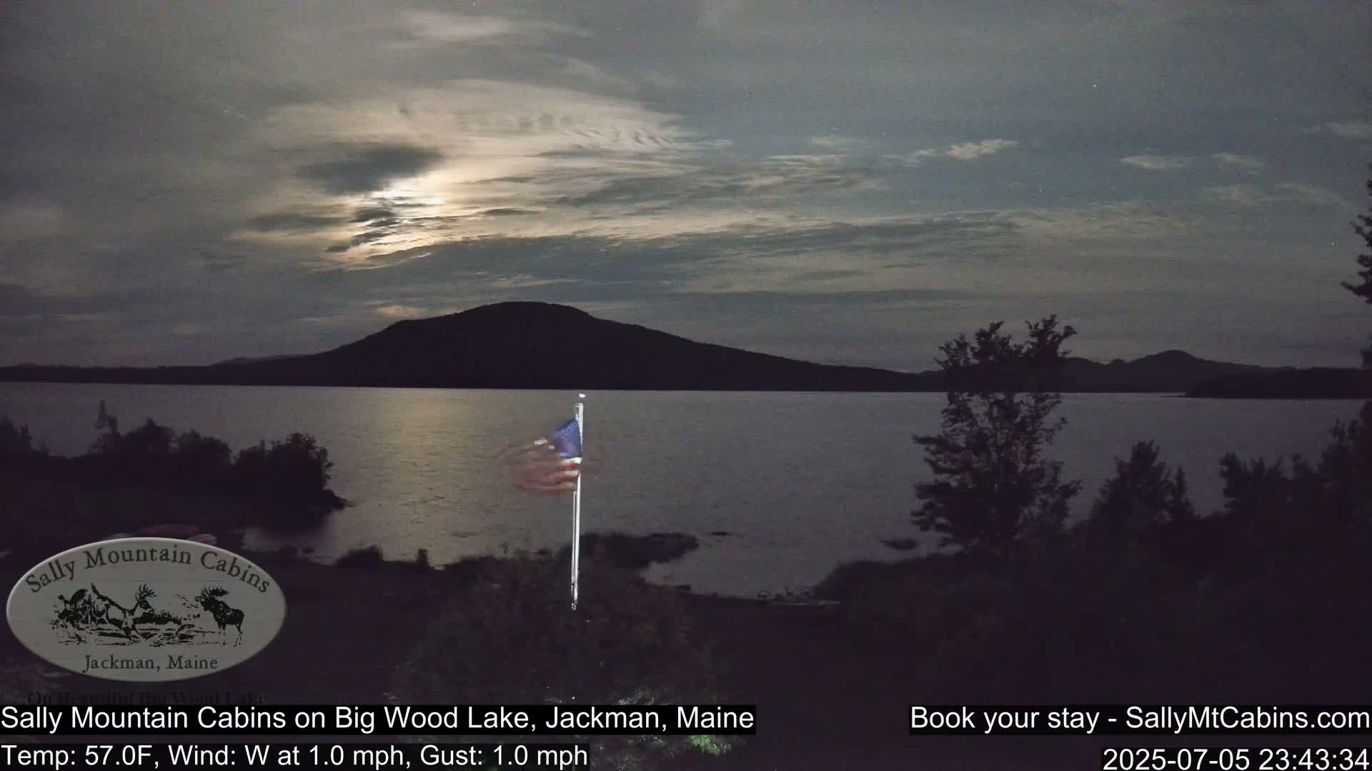 Sally Mountain Cabins , Live Cam - Jackman, Maine, USA