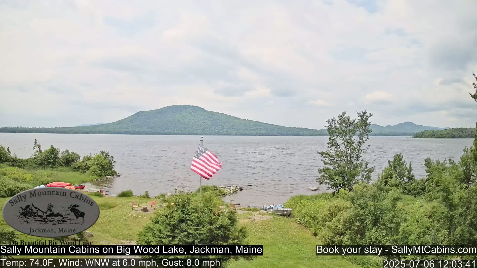 Sally Mountain Cabins , Live Cam - Jackman, Maine, USA