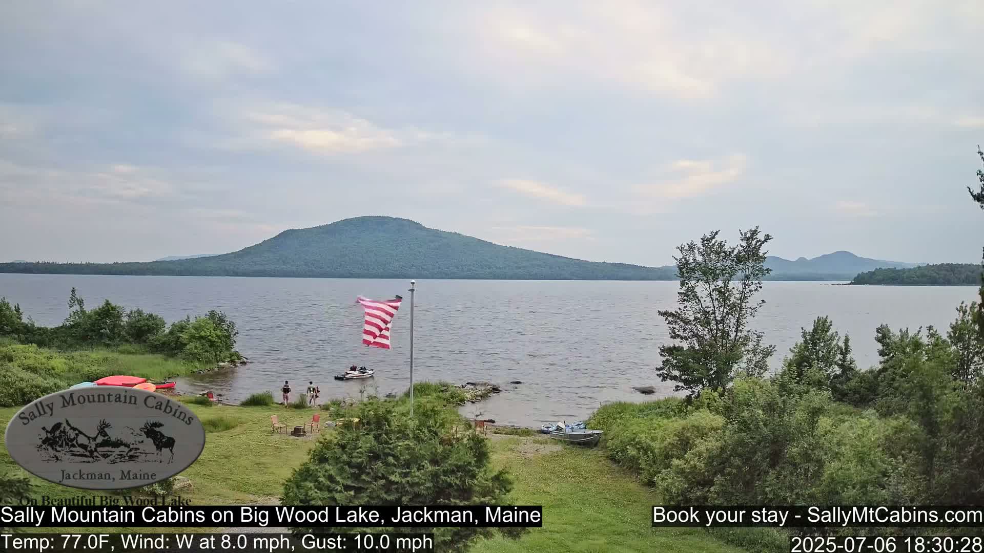 Sally Mountain Cabins , Live Cam - Jackman, Maine, USA