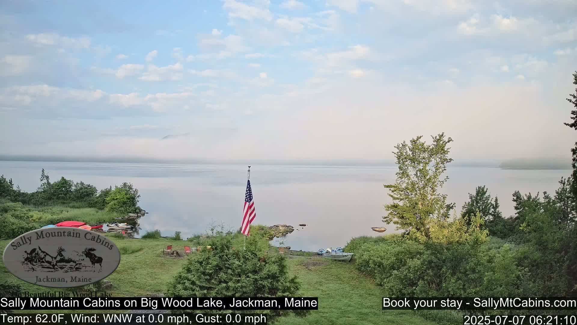 Sally Mountain Cabins , Live Cam - Jackman, Maine, USA