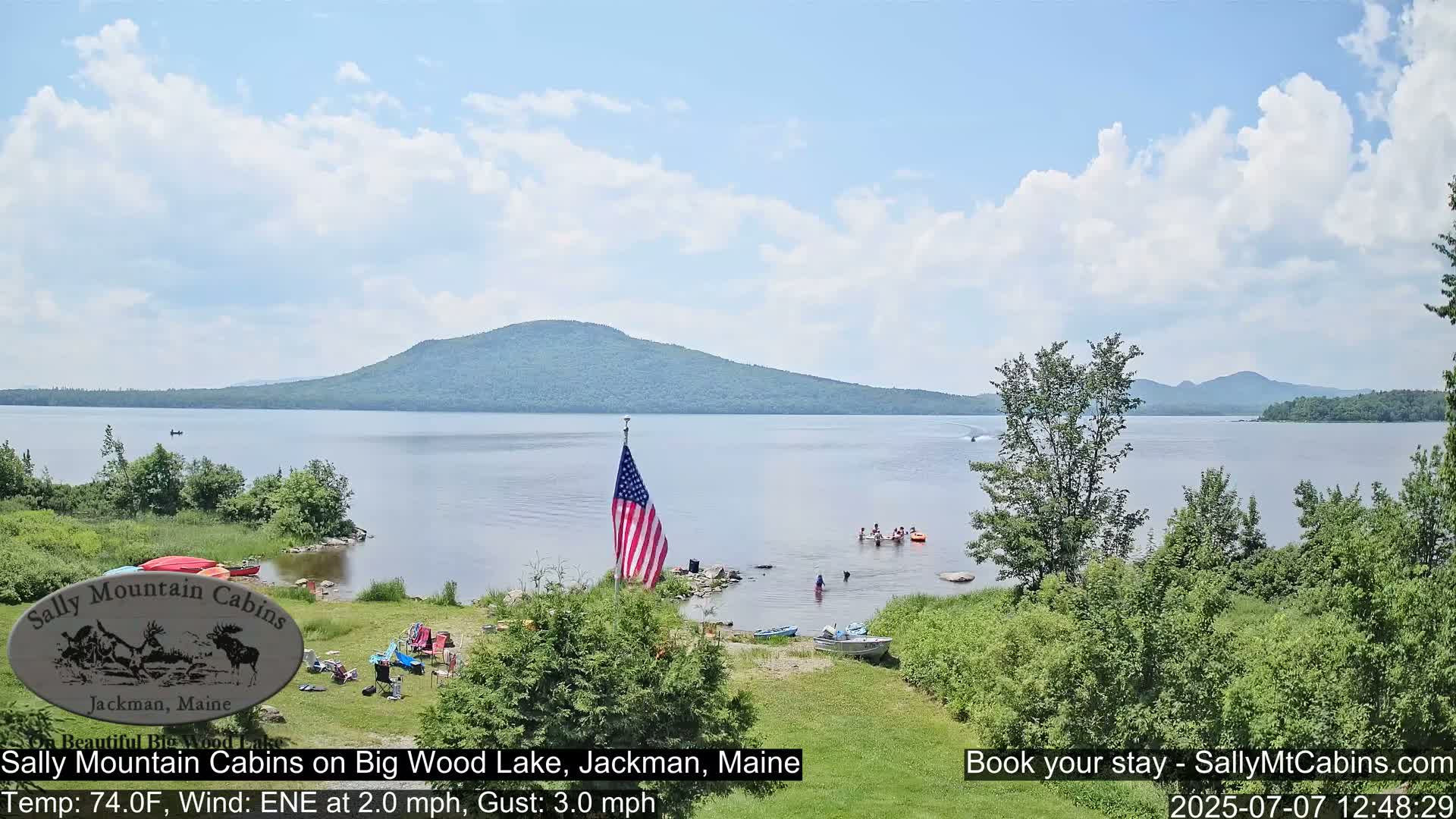 Sally Mountain Cabins , Live Cam - Jackman, Maine, USA