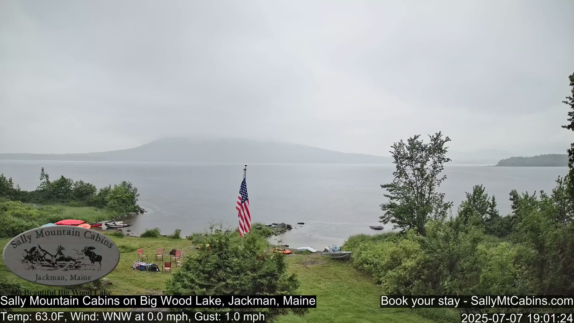 Sally Mountain Cabins , Live Cam - Jackman, Maine, USA