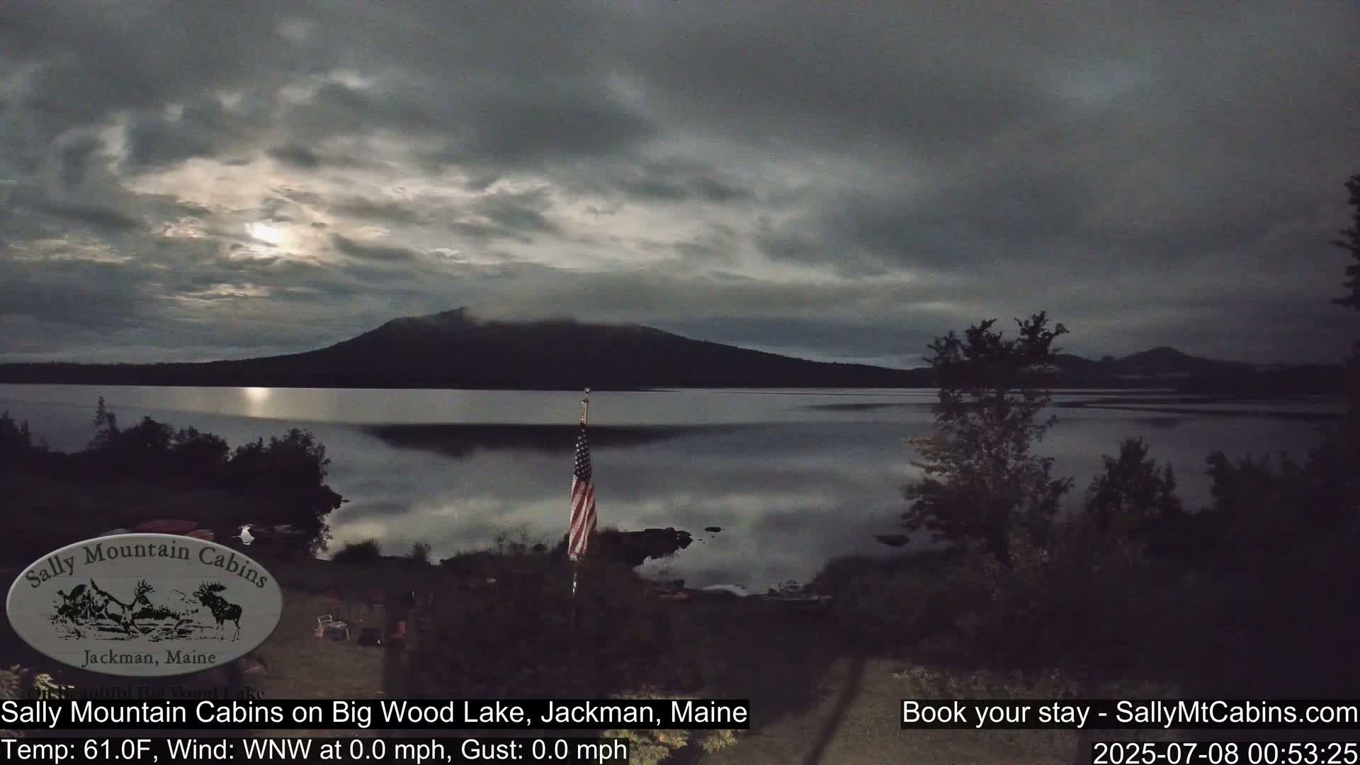 Sally Mountain Cabins , Live Cam - Jackman, Maine, USA