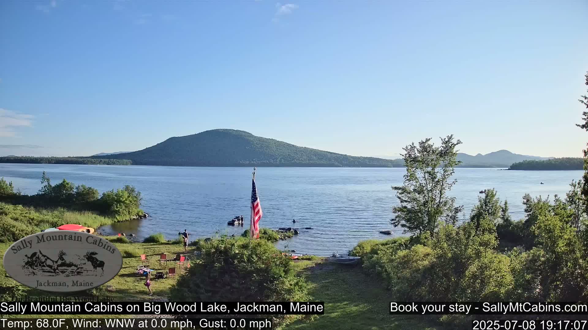 Sally Mountain Cabins , Live Cam - Jackman, Maine, USA