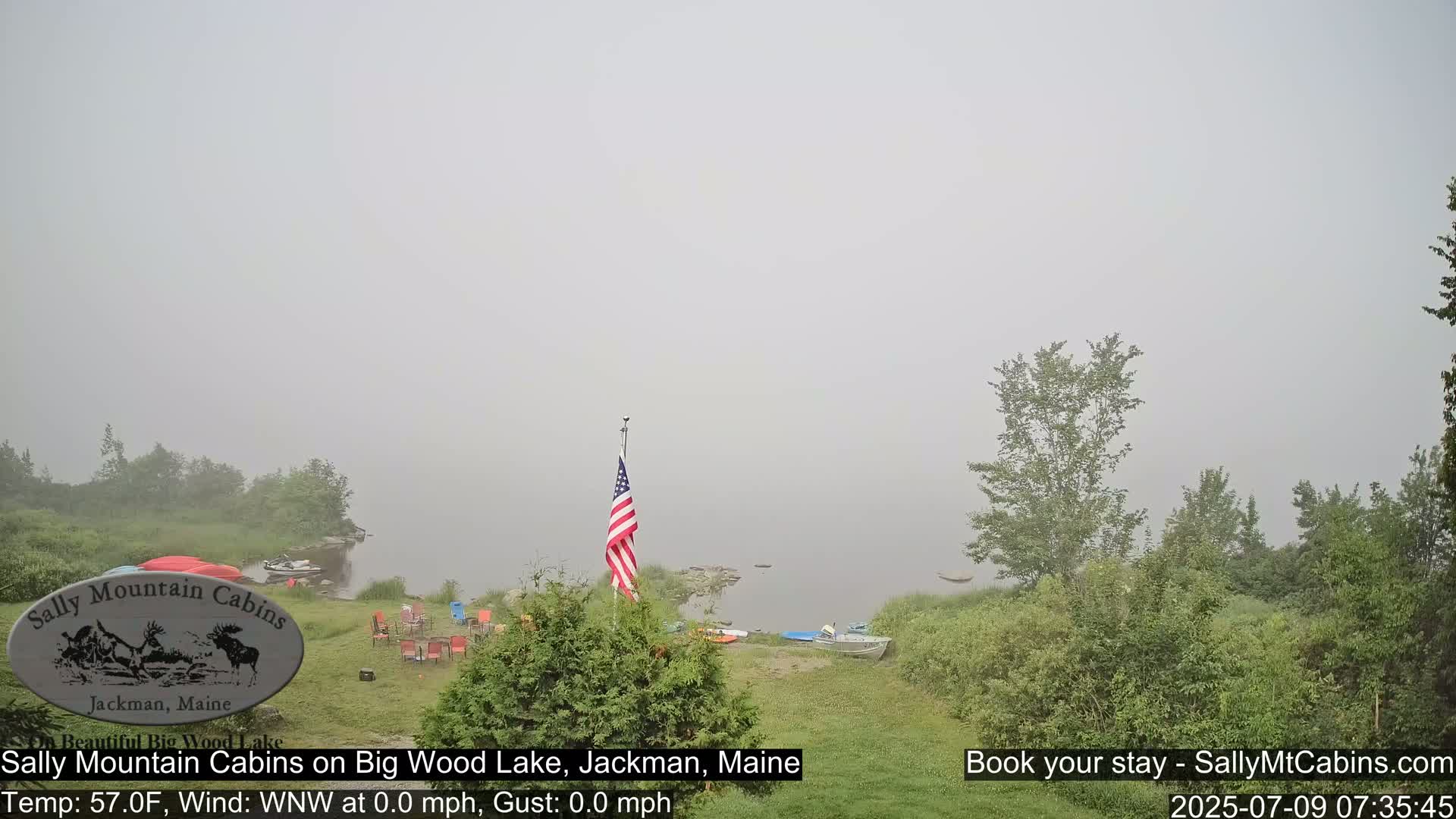 Sally Mountain Cabins , Live Cam - Jackman, Maine, USA