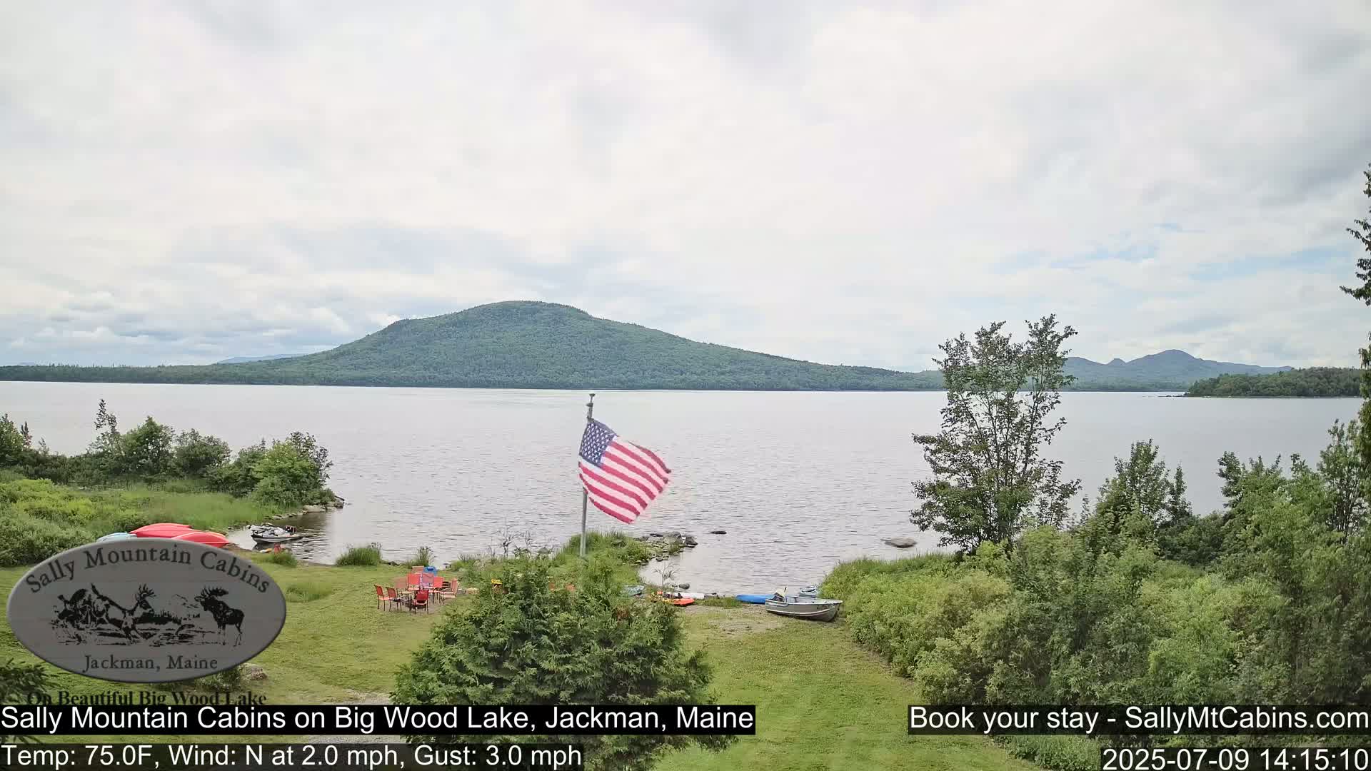 Sally Mountain Cabins , Live Cam - Jackman, Maine, USA