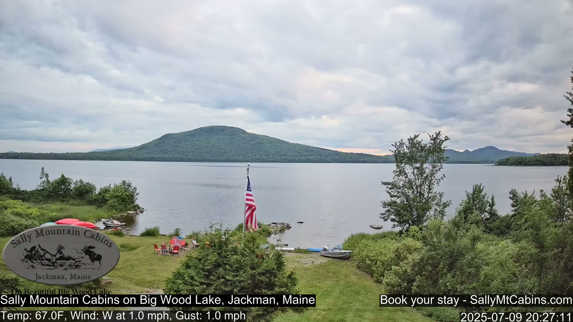 Sally Mountain Cabins , Live Cam - Jackman, Maine, USA
