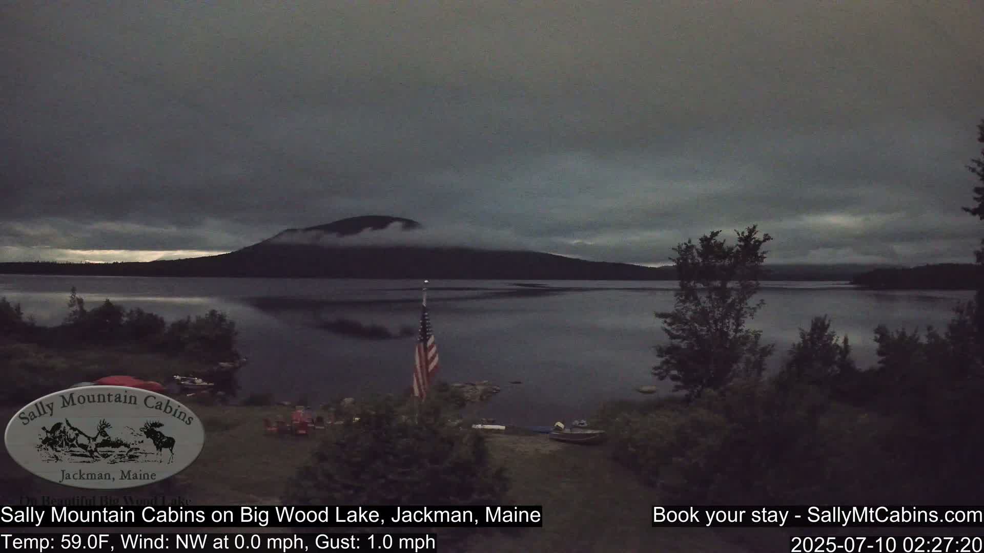 Sally Mountain Cabins , Live Cam - Jackman, Maine, USA