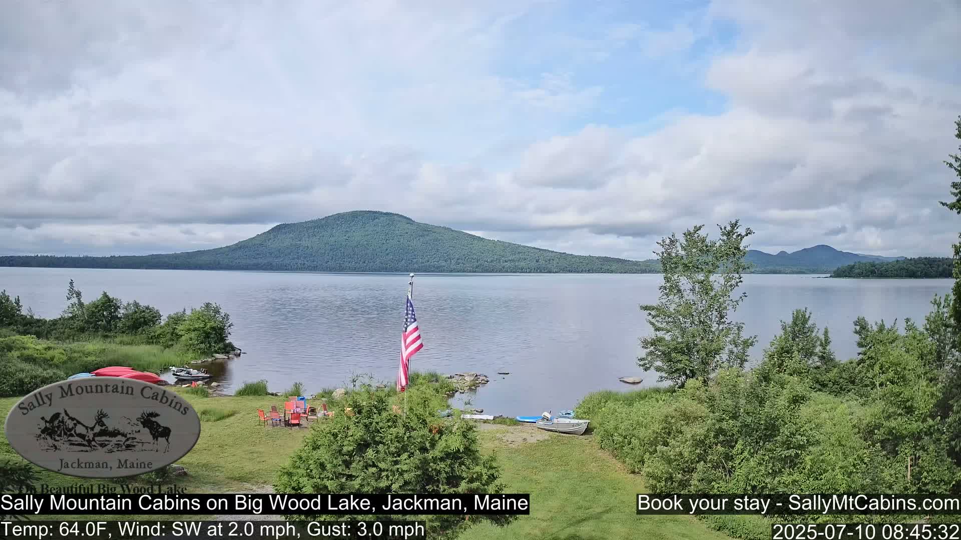 Sally Mountain Cabins , Live Cam - Jackman, Maine, USA