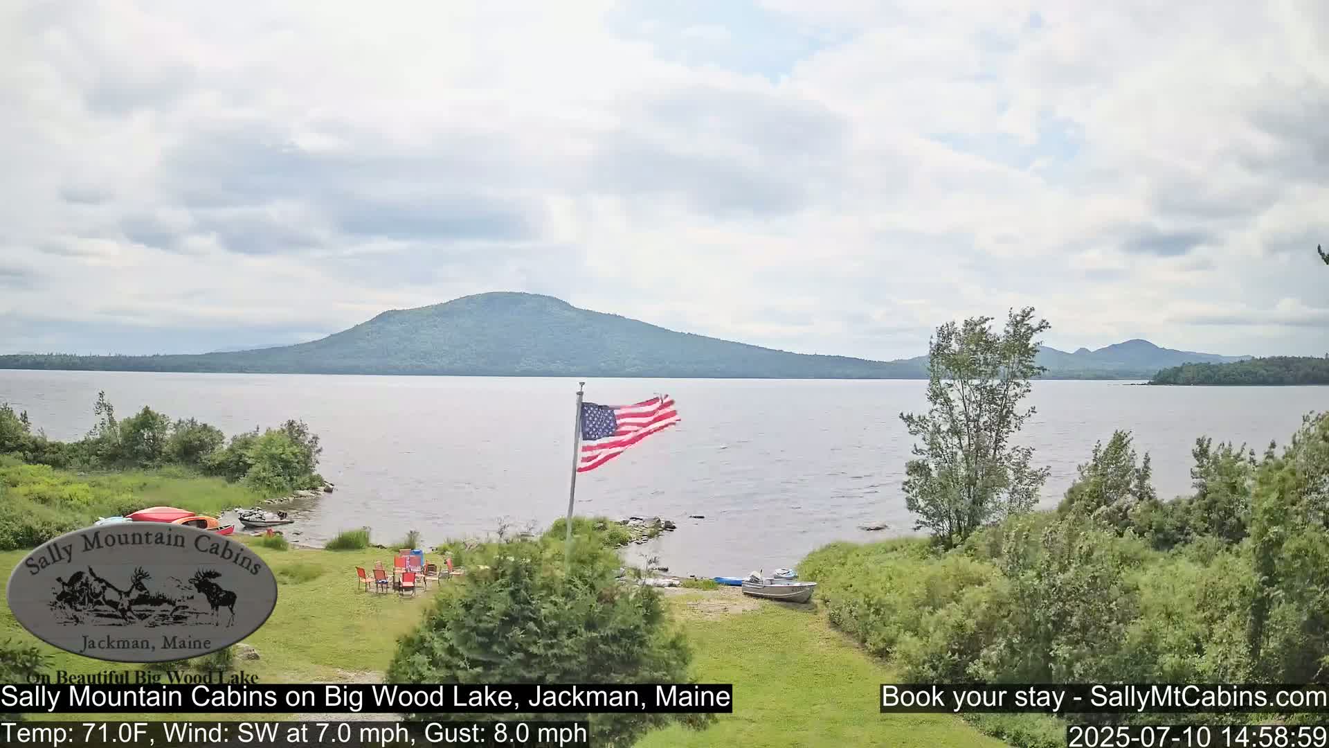 Sally Mountain Cabins , Live Cam - Jackman, Maine, USA