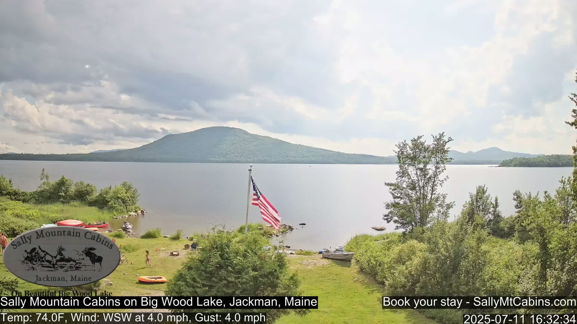 Sally Mountain Cabins , Live Cam - Jackman, Maine, USA