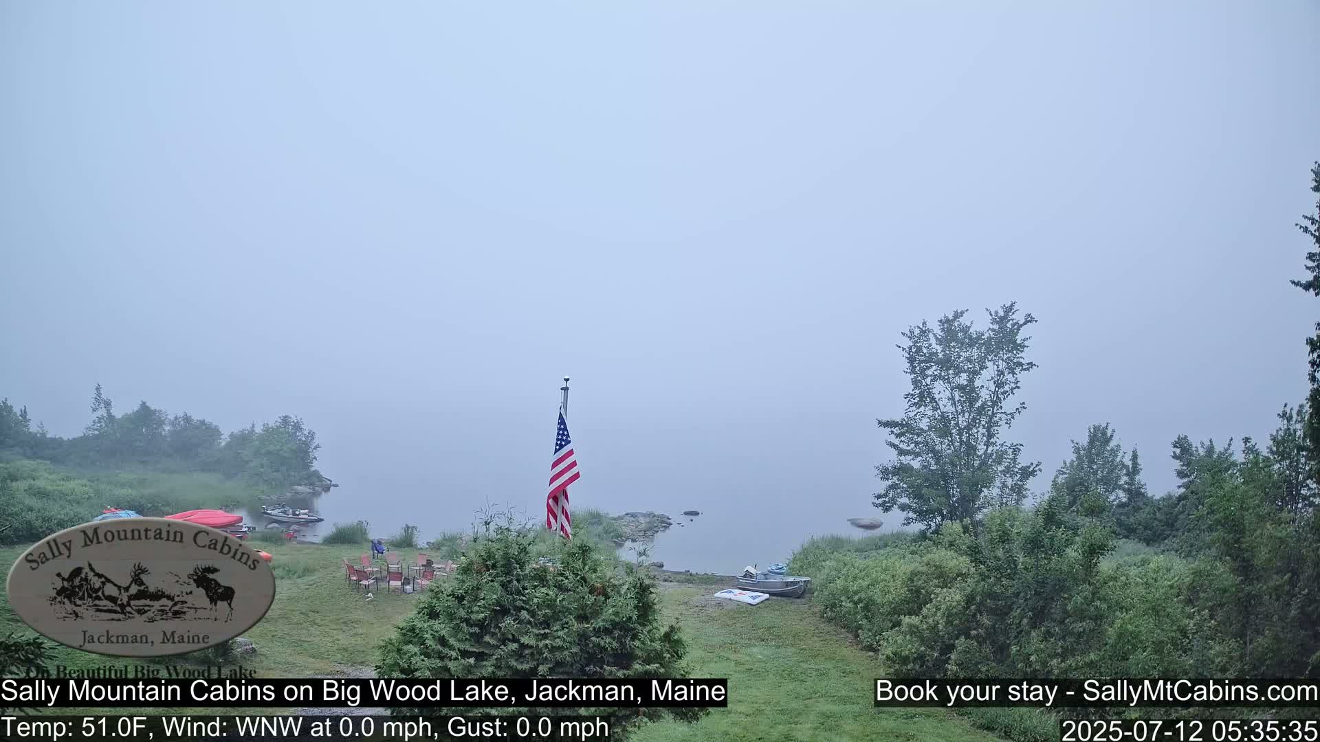 Sally Mountain Cabins , Live Cam - Jackman, Maine, USA