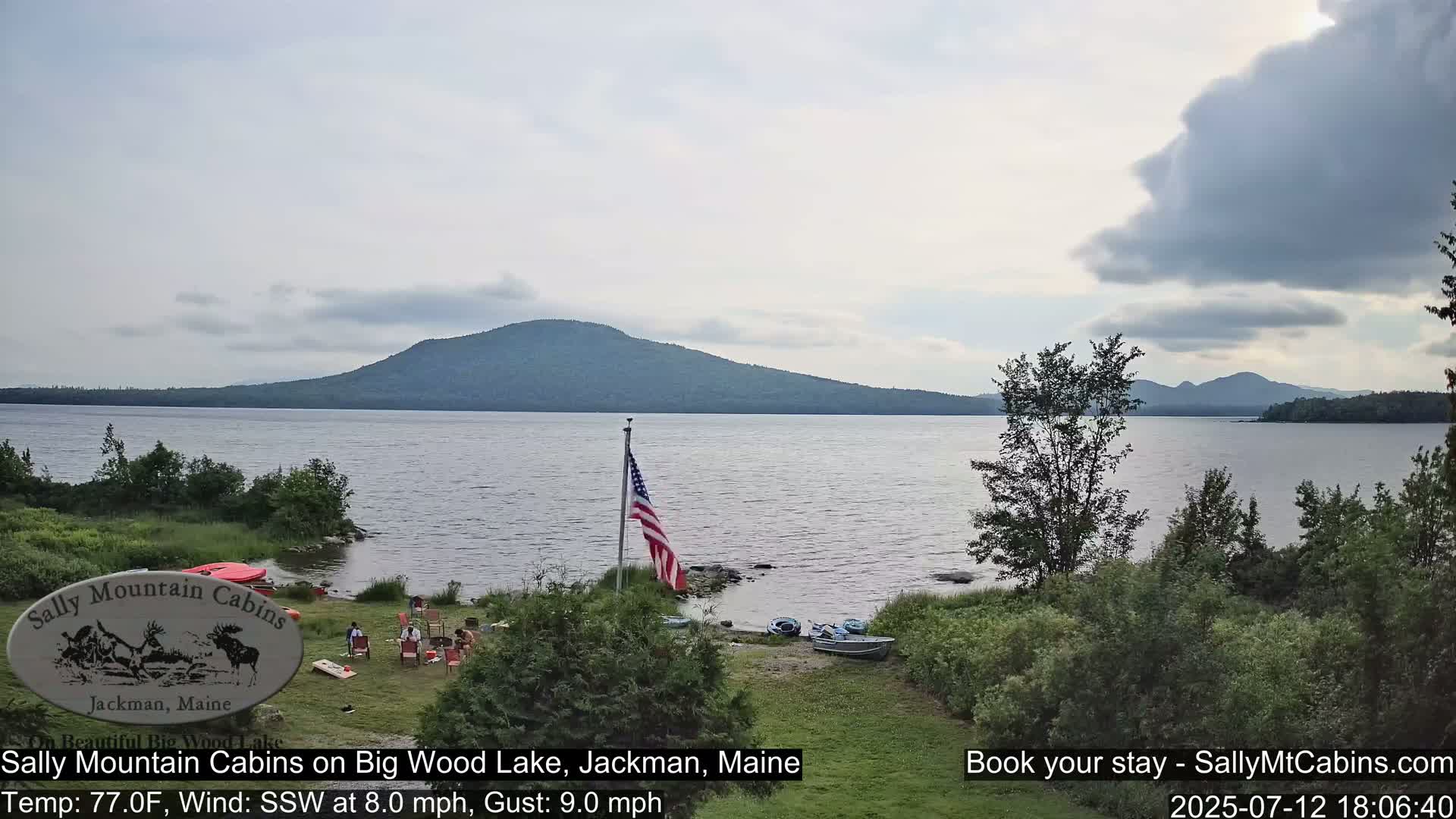 Sally Mountain Cabins , Live Cam - Jackman, Maine, USA