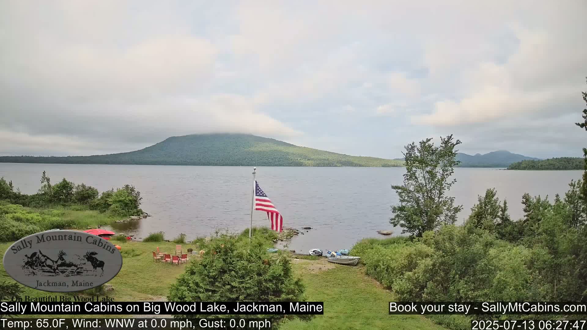 Sally Mountain Cabins , Live Cam - Jackman, Maine, USA