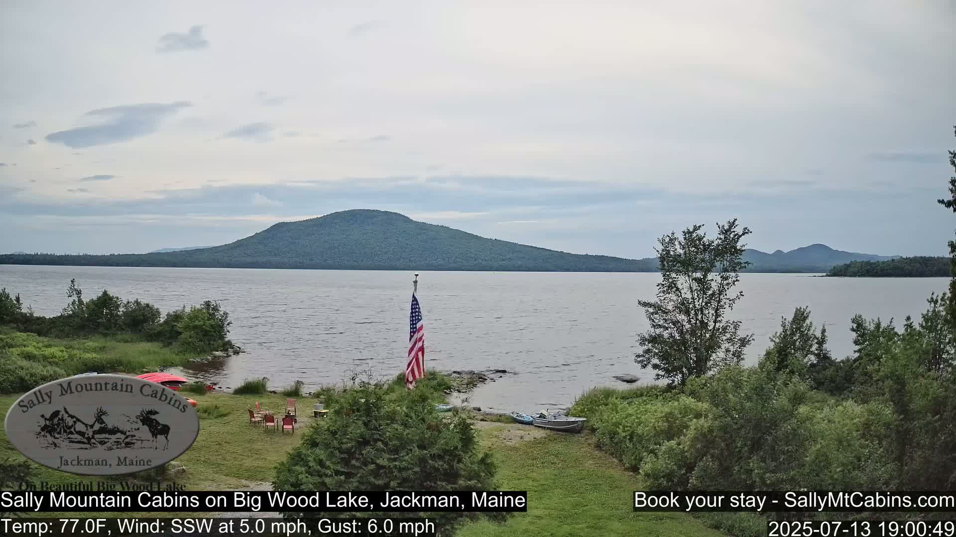 Sally Mountain Cabins , Live Cam - Jackman, Maine, USA