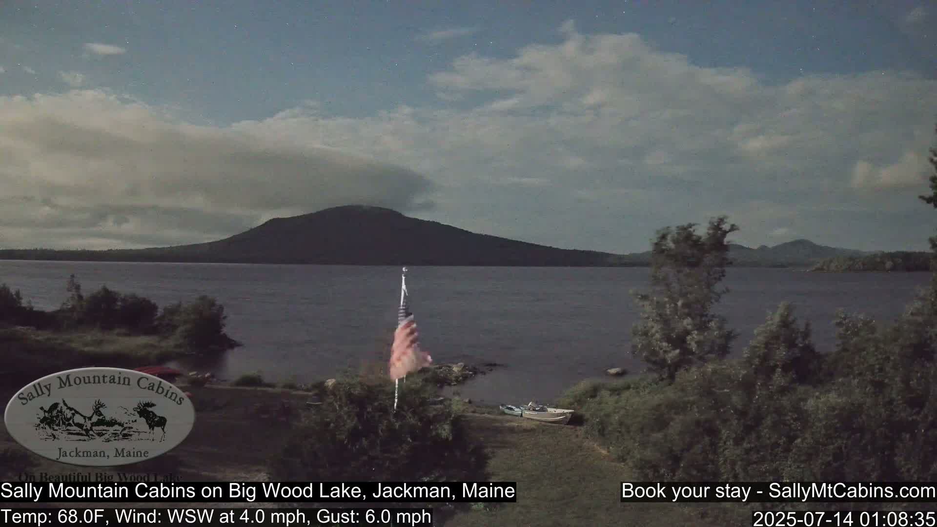 Sally Mountain Cabins , Live Cam - Jackman, Maine, USA