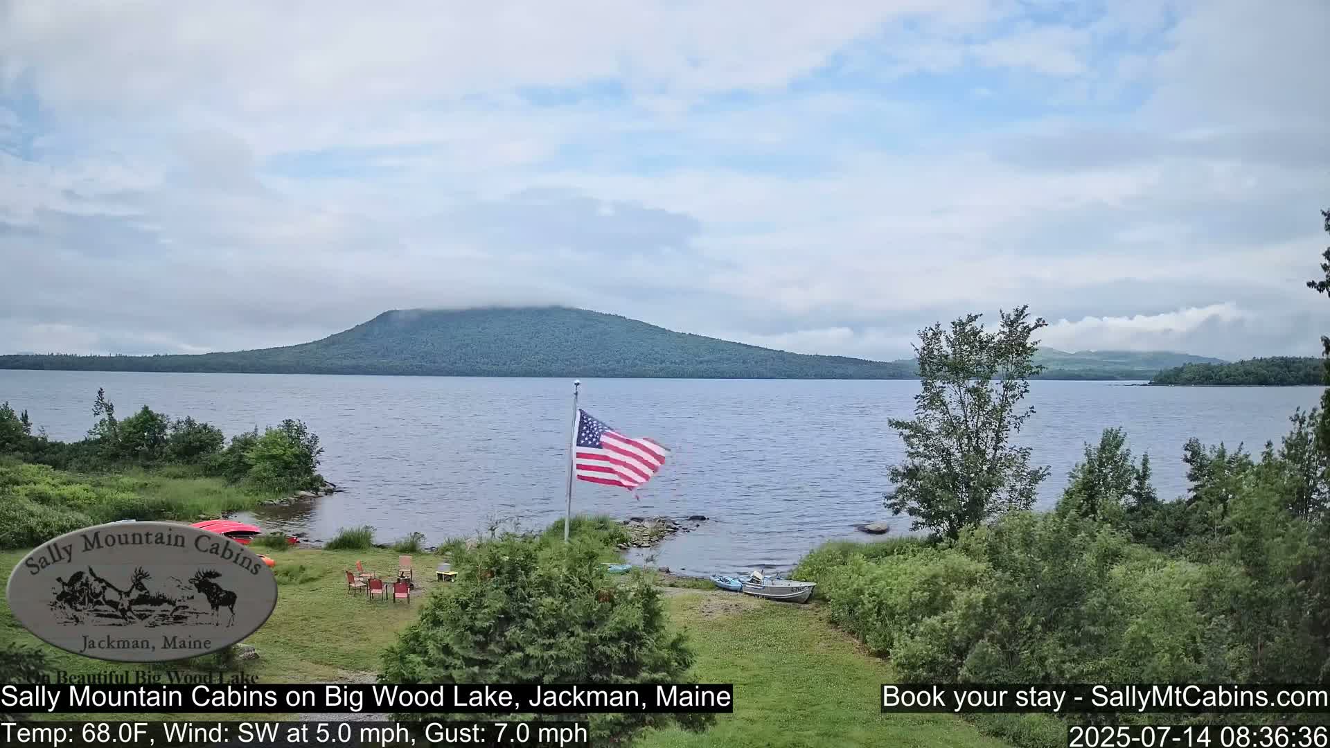 Sally Mountain Cabins , Live Cam - Jackman, Maine, USA
