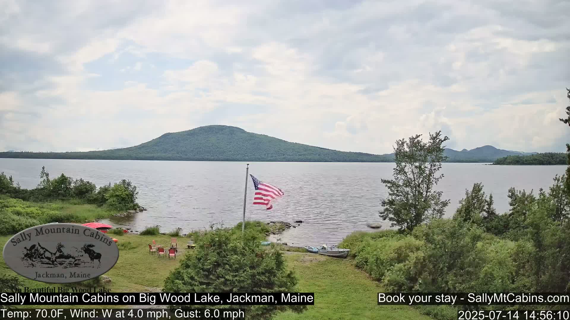 Sally Mountain Cabins , Live Cam - Jackman, Maine, USA