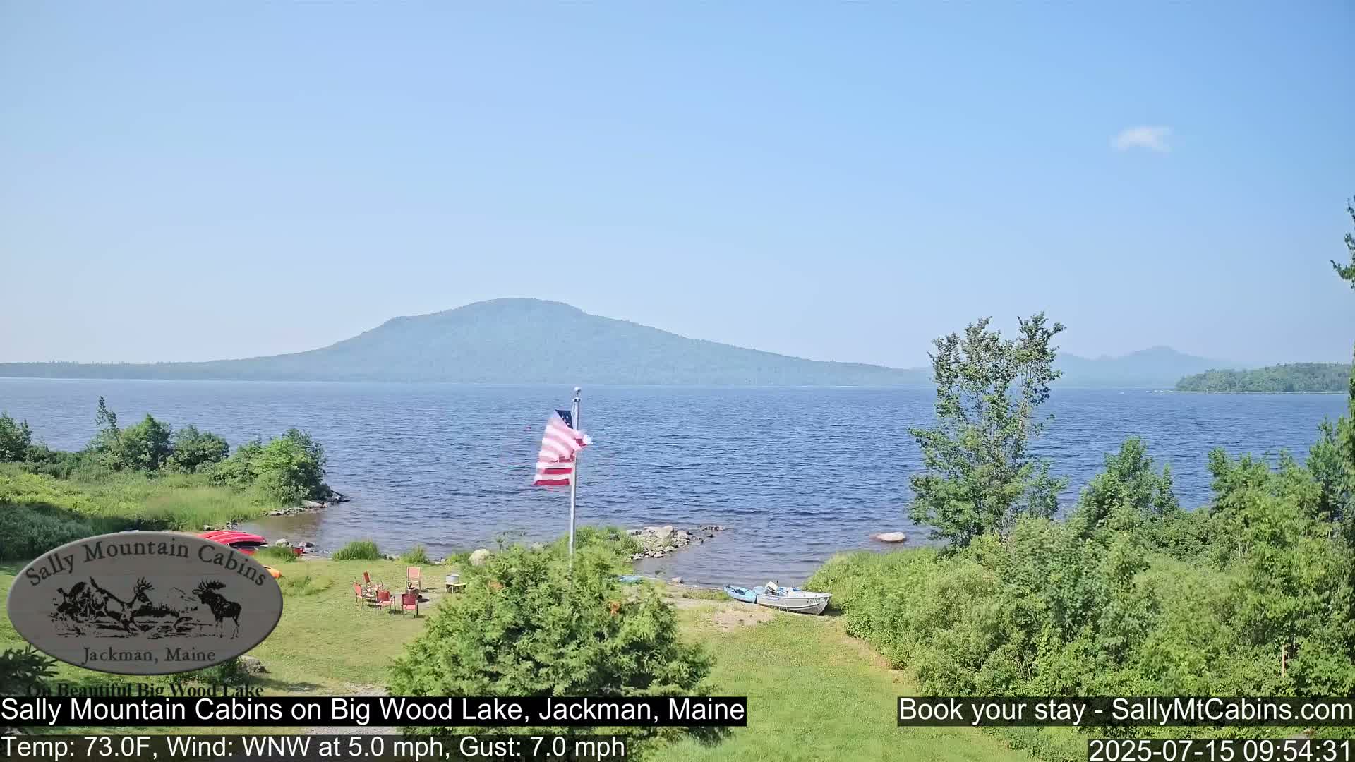 Sally Mountain Cabins , Live Cam - Jackman, Maine, USA